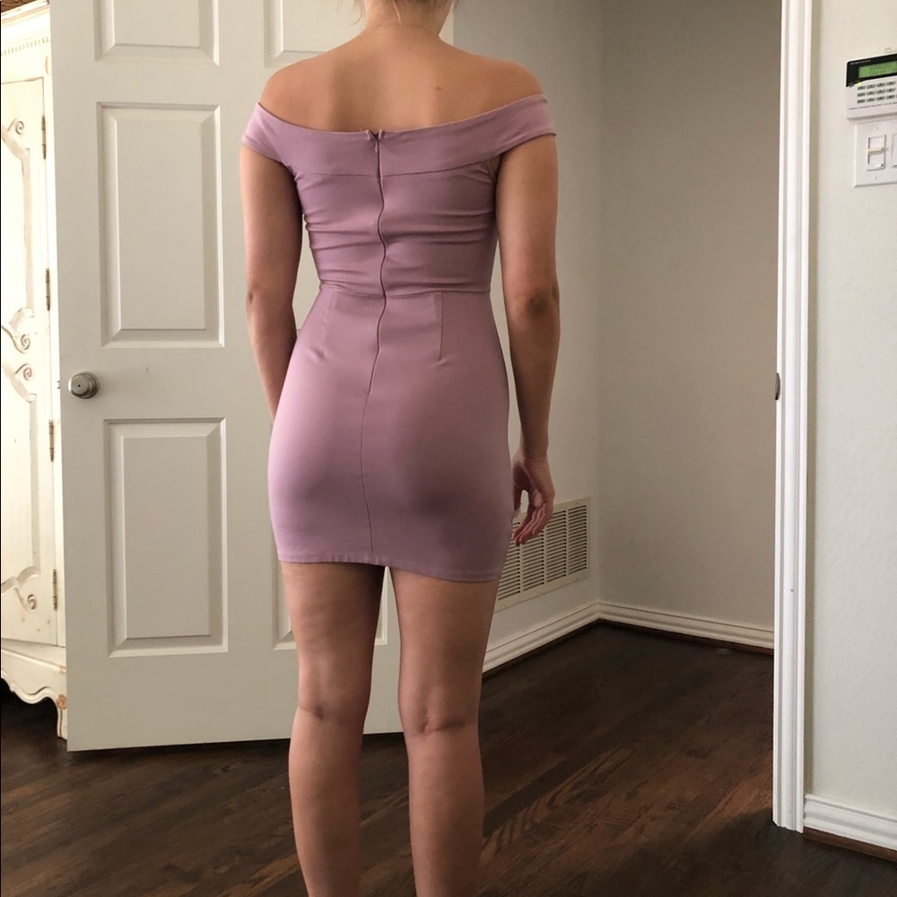 Silence + Noise Lilac/Mauve Dress